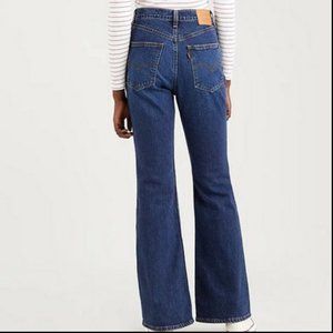Levi's 28 70's Sonoma Train Denim High Rise Flare Jeans Sustainable W28 X32